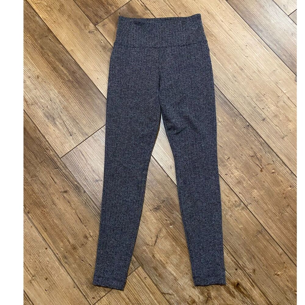 ATHLETA Delancey Herringbone Tights GRAY GREY Size XXS